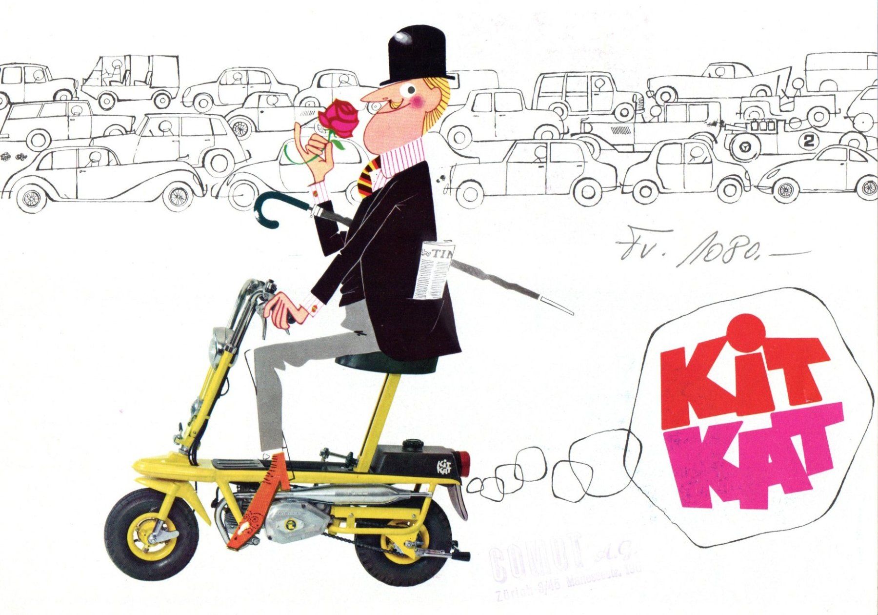 Italjet Mini Bike: Italjet Kit Kat - Originalprospekt – Usato da Malans GR venduto da Chueche427