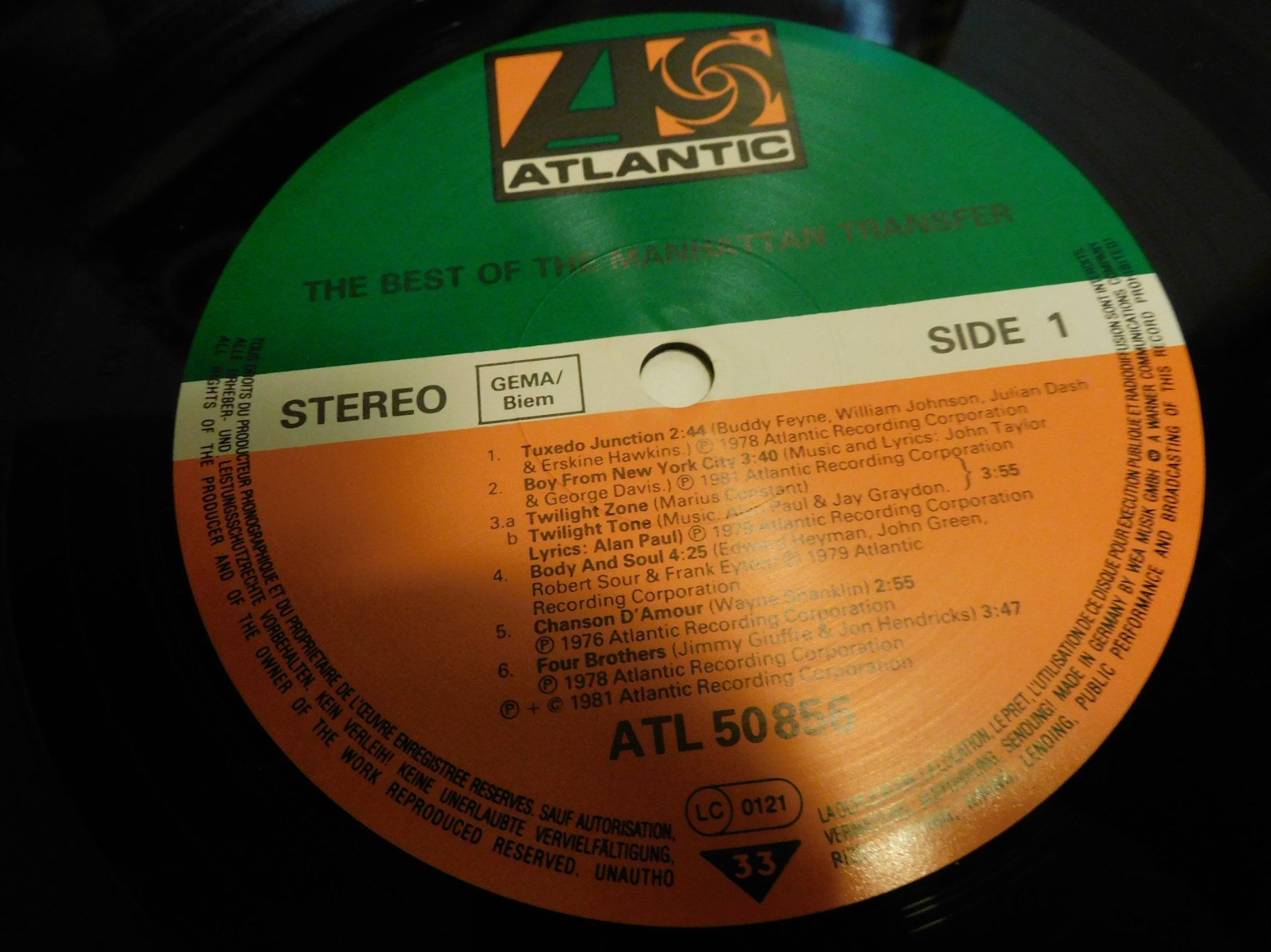 Dischi in vinile: Lp Schallplatte    - Manhattan Transfer  -  1981 – Usato da Sursee venduto da 76 1