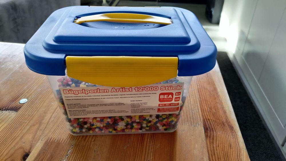 PITMT Bügelperlen Set 10mm - 1340 Stück XL Steckperlen Mit Herbstmotiven