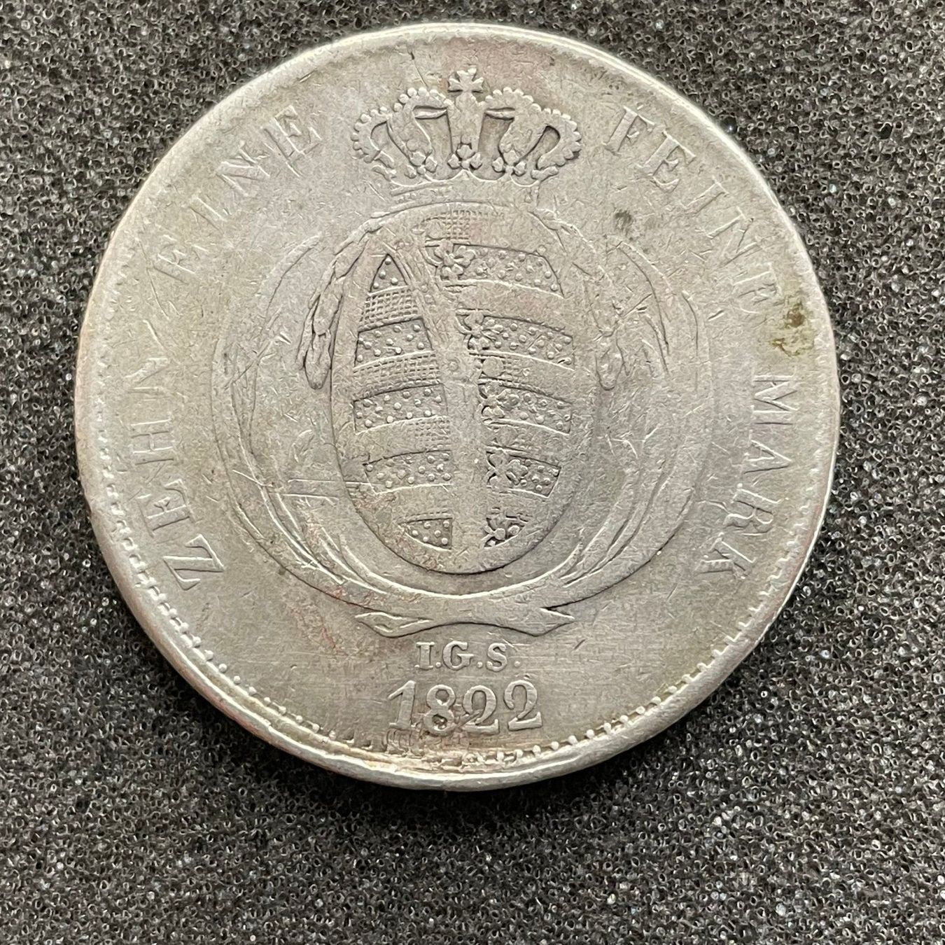 Alle Münzen: Taler Silber Sachsen 1822 - Friedrich – Gebraucht aus Reitnau von tb-muenzen 2