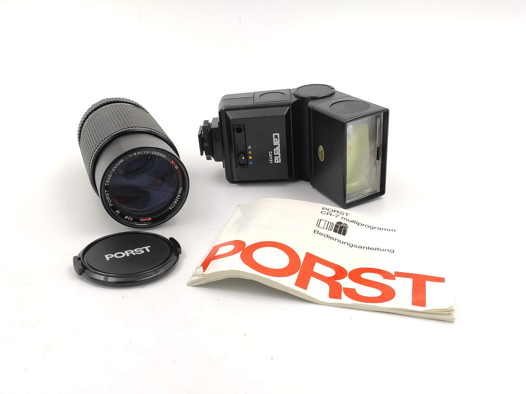 Fotocamera: Porst CR-7 (Fujica AX-5) Multiprogram mit Objektiv & Blitz – Usato da Kreuzlingen venduto da Tewes 1