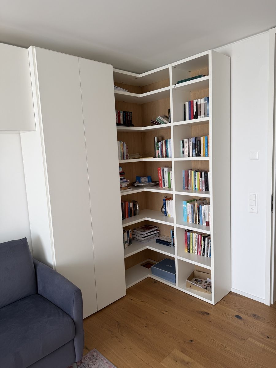 Scaffali: Modern White Bookcase - Shelving Unit - Excellent Cond. – Usato da Schwyz venduto da adbaar 3
