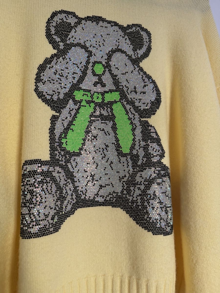 Pullover & Sweatshirts: Pullover mit Glitzernden Teddybär. Gr. M – Gebraucht aus Lachen SZ von ThisMyJam 1