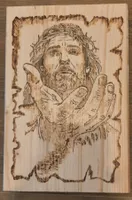 Brandmalerei - Jesus