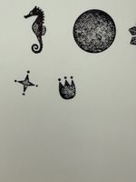 Rubber stamp: tulip