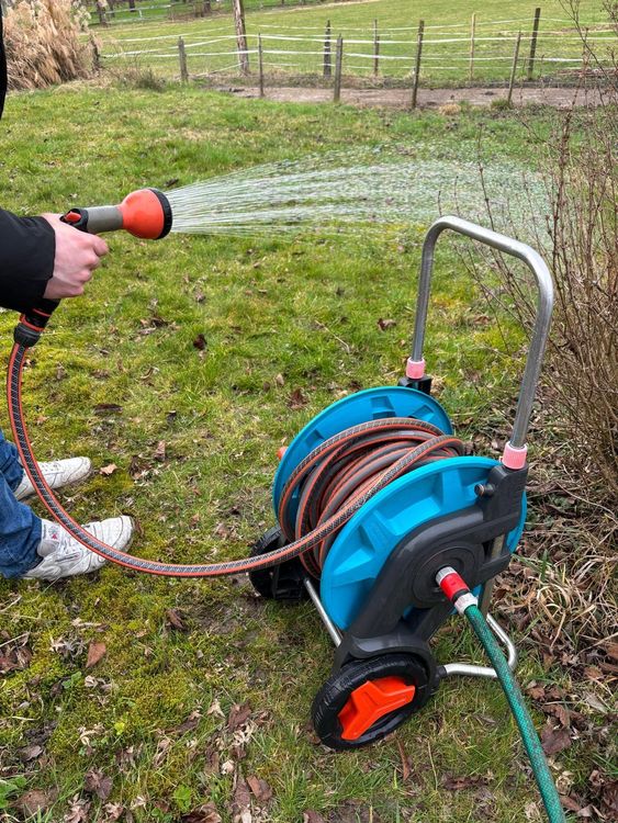 Gardena Gartenschlauch mit Schlauchwagen Kaufen auf Ricardo