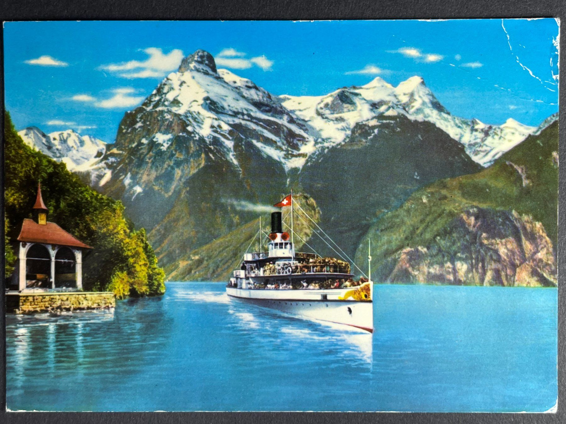 Ansichtskarten: Tellkapelle Urnersee – Gebraucht aus Steg VS von _vinci_