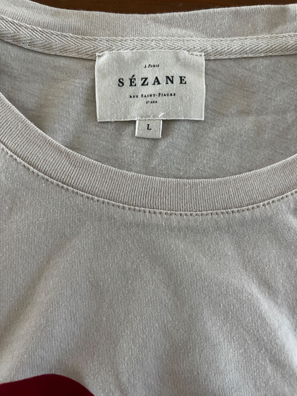 Sezane T-shirt: T-Shirt SEZANE L – Nuovo (secondo la descrizione) da Lavigny venduto da Pilauer 3