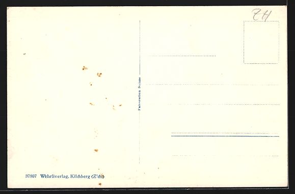 Cartoline postali: Eglisau, Ortsansicht mit Brücke aus der – Usato da Berlin venduto da bartko-reher 1