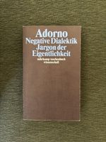 Theodor W Adorno Negative Dialektik/Jargon d. Eigentlichkeit