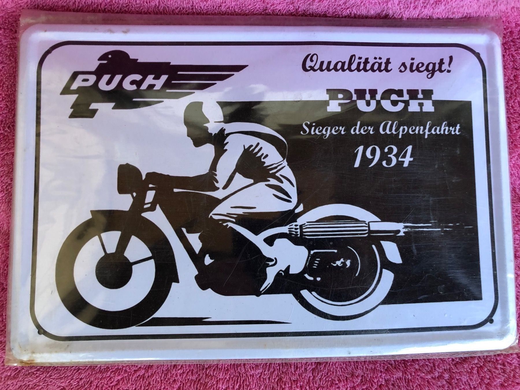 Insegne: Puch 1934 classic Oldtimer zweirad – Nuovo (secondo la descrizione) da Reinach AG venduto da rares75