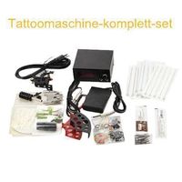 1 Gun Tattoomaschine Komplett Tattoo Set