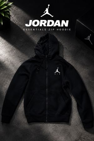 Veste à capuche Jordan noire avec zip taille XS