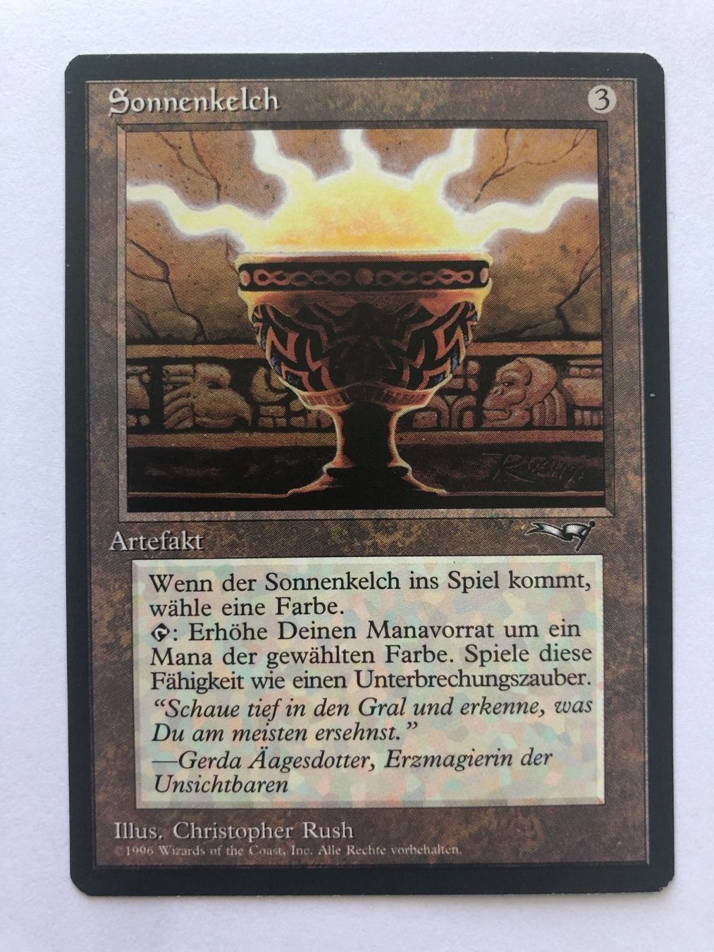 Cartoline: MTG - Sonnenkelch – Usato da Zürich venduto da T_H_O_M_A_S