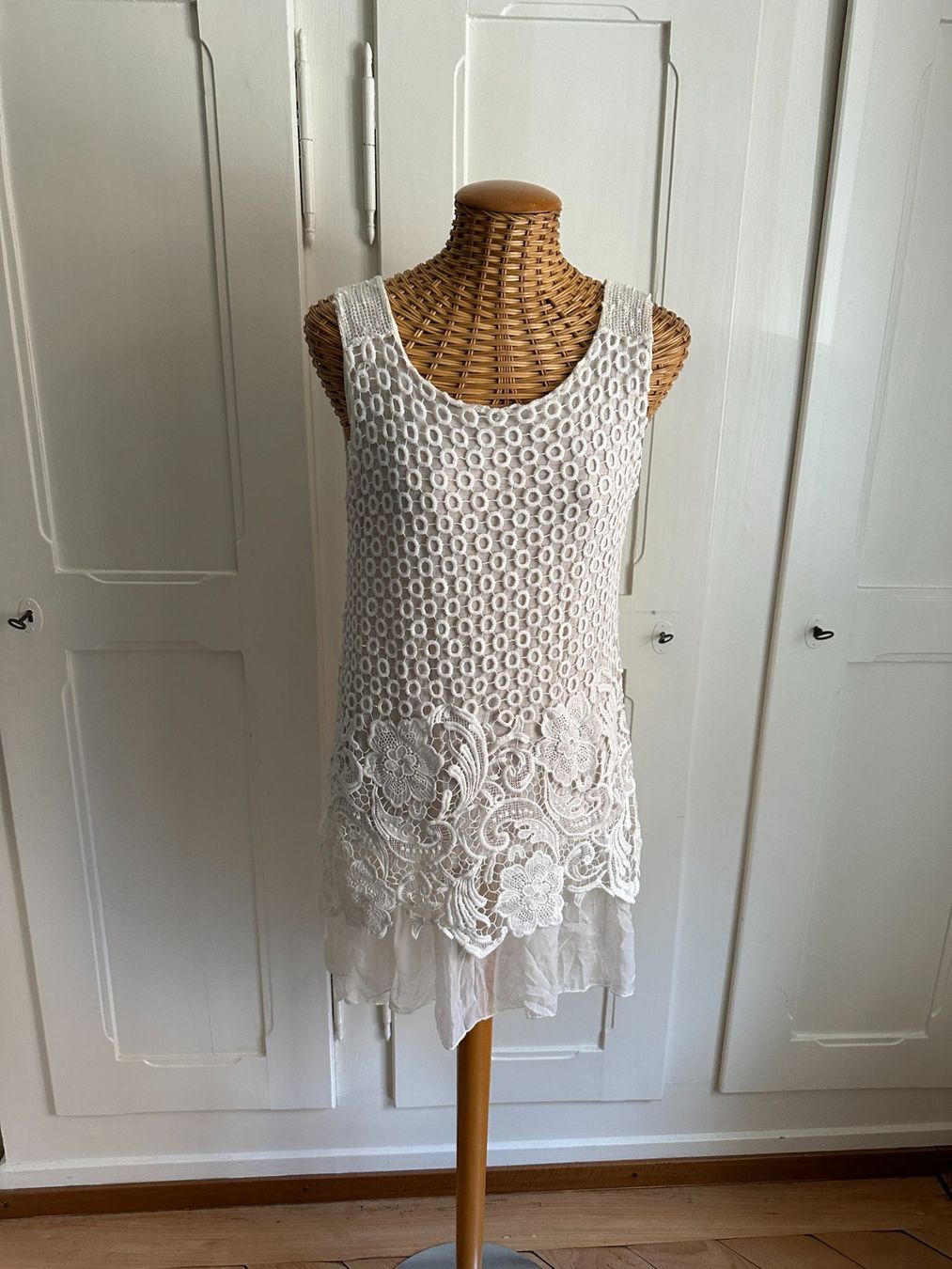 Kleider: Hippie Boho Kleidchen weiss S – Gebraucht aus Zürich von Diazaio