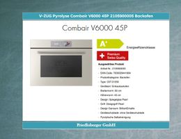V-ZUG Pyrolyse Combair V6000 45P 2105900005 Backofen
