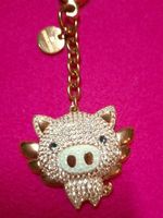 SWAROVSKI, Taschen-/Schlüssel-Anhänger, Schweinchen roségold