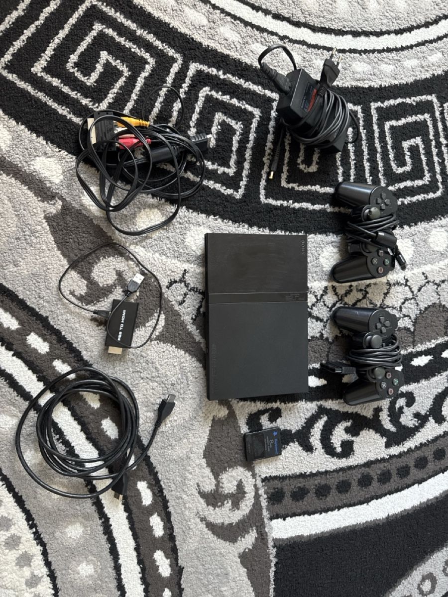 Sony Konsolen: PS2 Slim SCPH-75004 mit HDMI Adapter – Gebraucht aus Beringen von ton_dx2f
