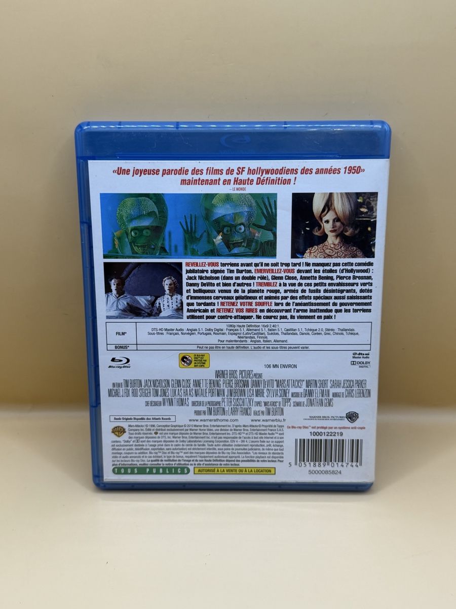 Tutti i DVDs: Blu-ray Mars Attacks! édition collector – Usato da Genève venduto da sho_67qj 1