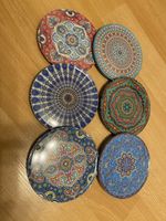6er Set Untersetzer im Ethno Look Neu
