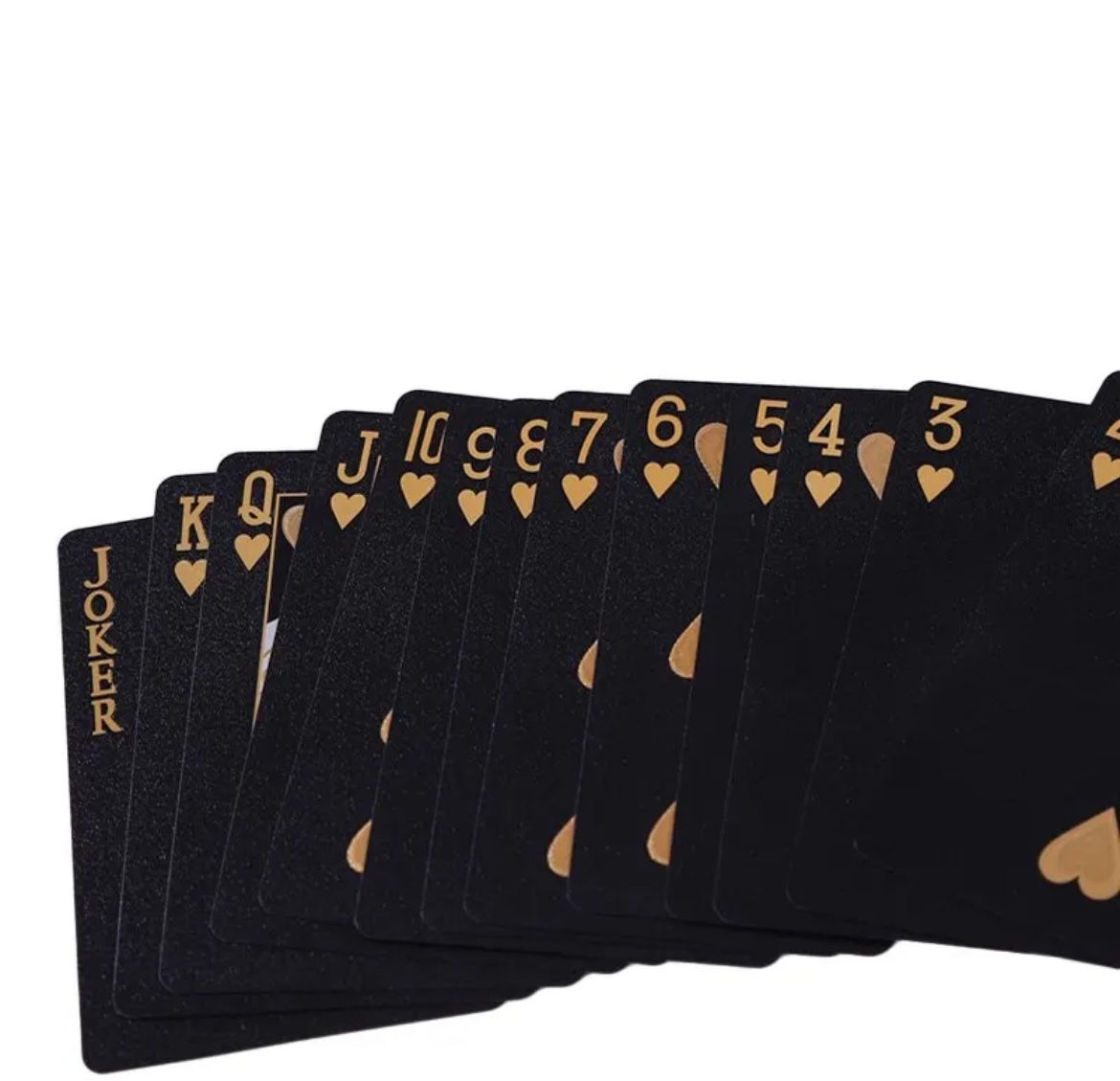 Giochi: Poker Karten in Schwarz - Gold – Nuovo e nell'imballaggio originale da Oberegg venduto da Alepokemon 1