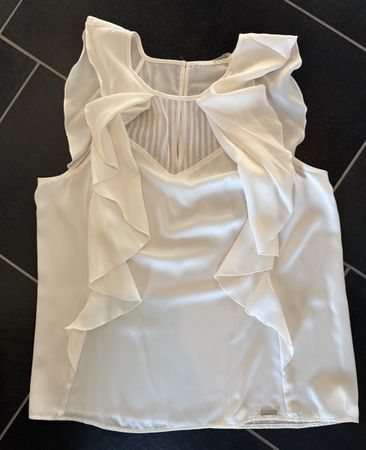Guess Sommerbluse cream Grösse M 