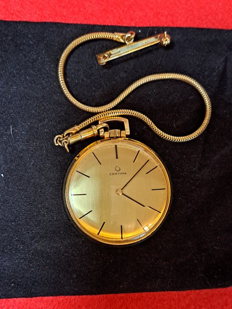 Certina Orologi: Taschenuhr Certina vergoldet – Usato da Mühlethal venduto da diveguitar