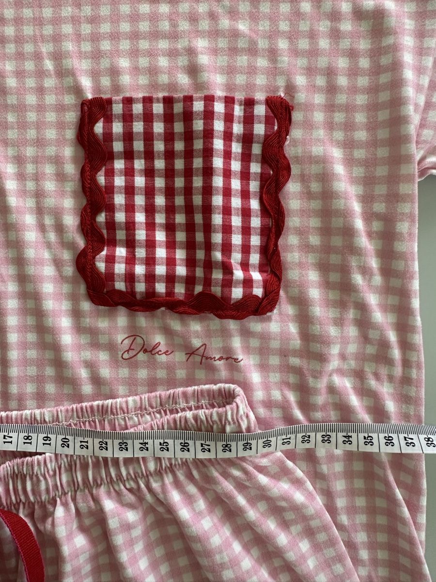 Negligees & Pigiami: Cute Pink Gingham short Pyjama Set - Spring/Summer Outfit – Usato da Kloten venduto da gab_jl5l 3