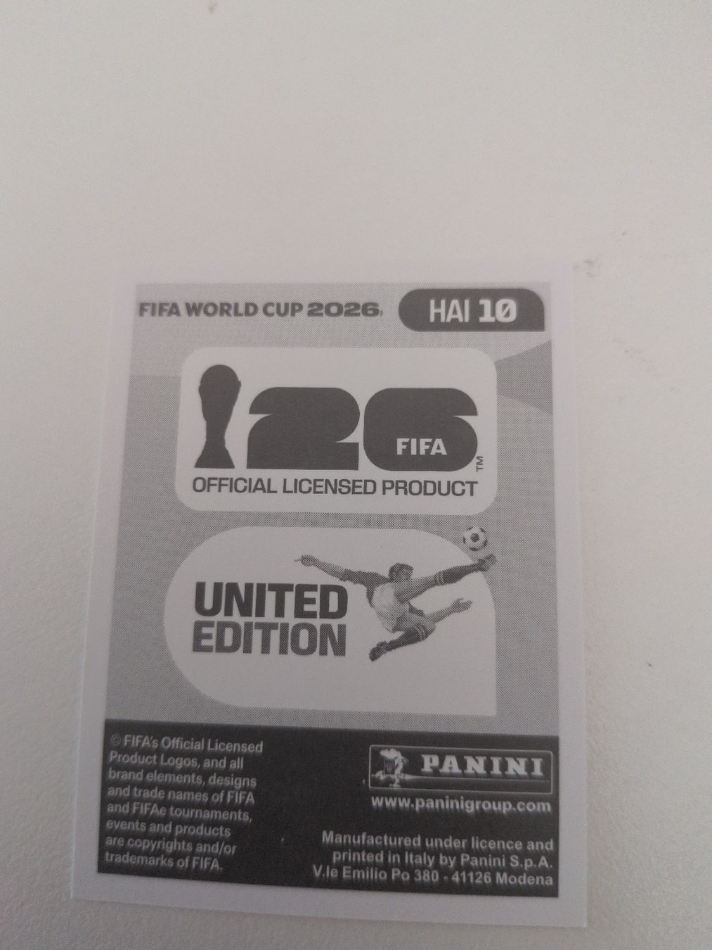 Panini Sammelbilder & Trading cards: HAI 10 – Gebraucht aus Wermatswil von oo8 1