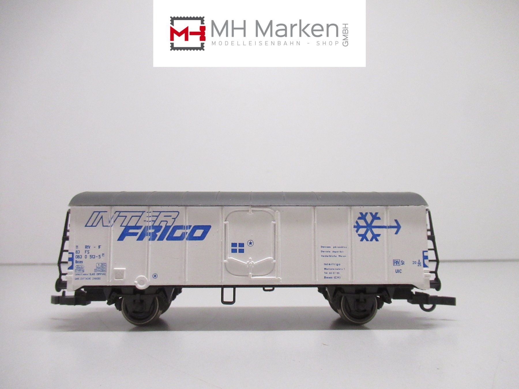Rivarossi Modellini di ferrovie: Rivarossi 2092 "Interfrigo" Güterwagen der FS DC/GS H0 – Usato da Basel venduto da mhmarken