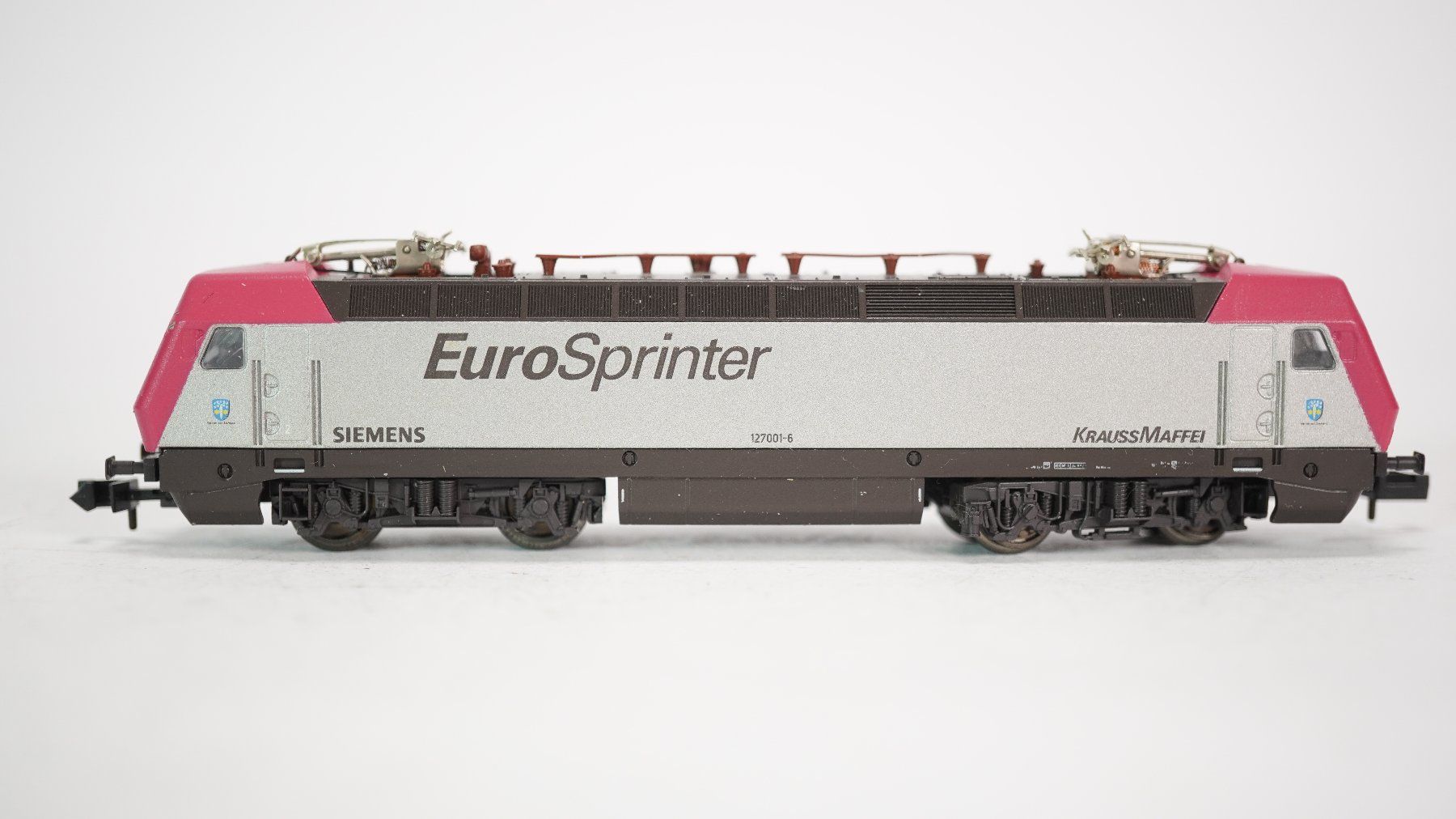 Trix Modellini di ferrovie: e37 Spur N Minitrix DB BR 127 EuroSprinter – Usato da Thun venduto da evinka_gmbh 1