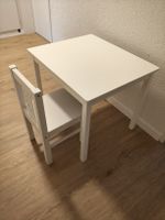 IKEA KRITTER Kindertisch mit Stuhl (weiss) – Holz