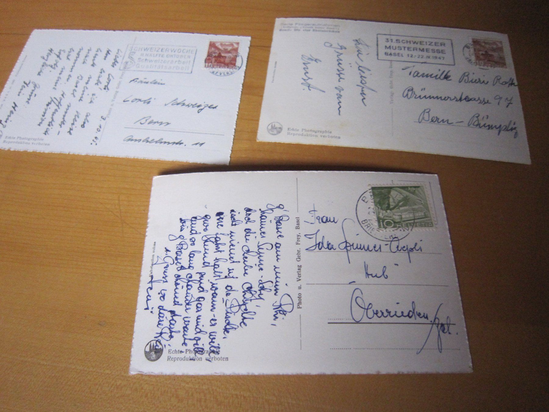 Cartoline postali: Postkarten die Brücken von BASEL – Usato da Gordola venduto da Polentaefung 4