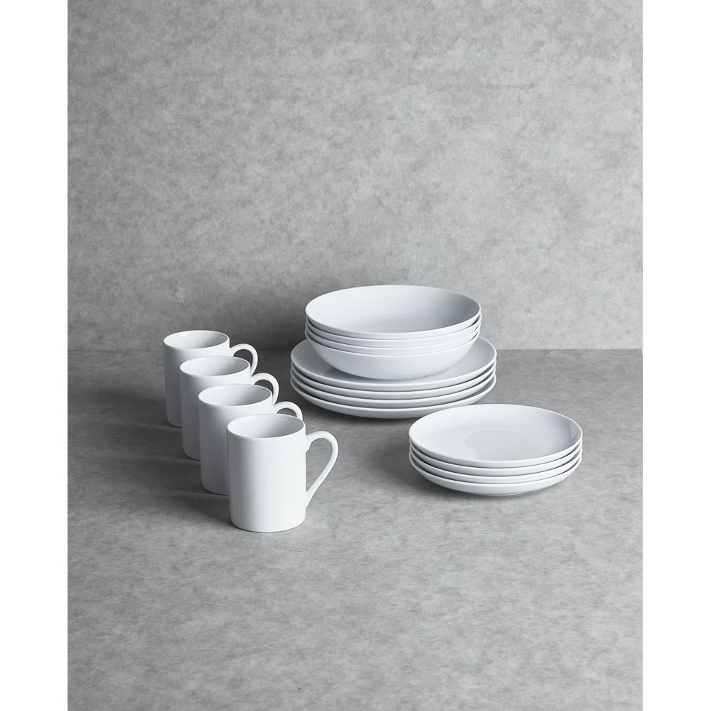 Set di piatti: Geschirrset 16 tlg "atelier super white" – Nuovo e nell'imballaggio originale da Wettingen venduto da kochshop 1