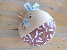 1 Kaloo süsser Baby Ball Schwan Braun creme 10cm neu