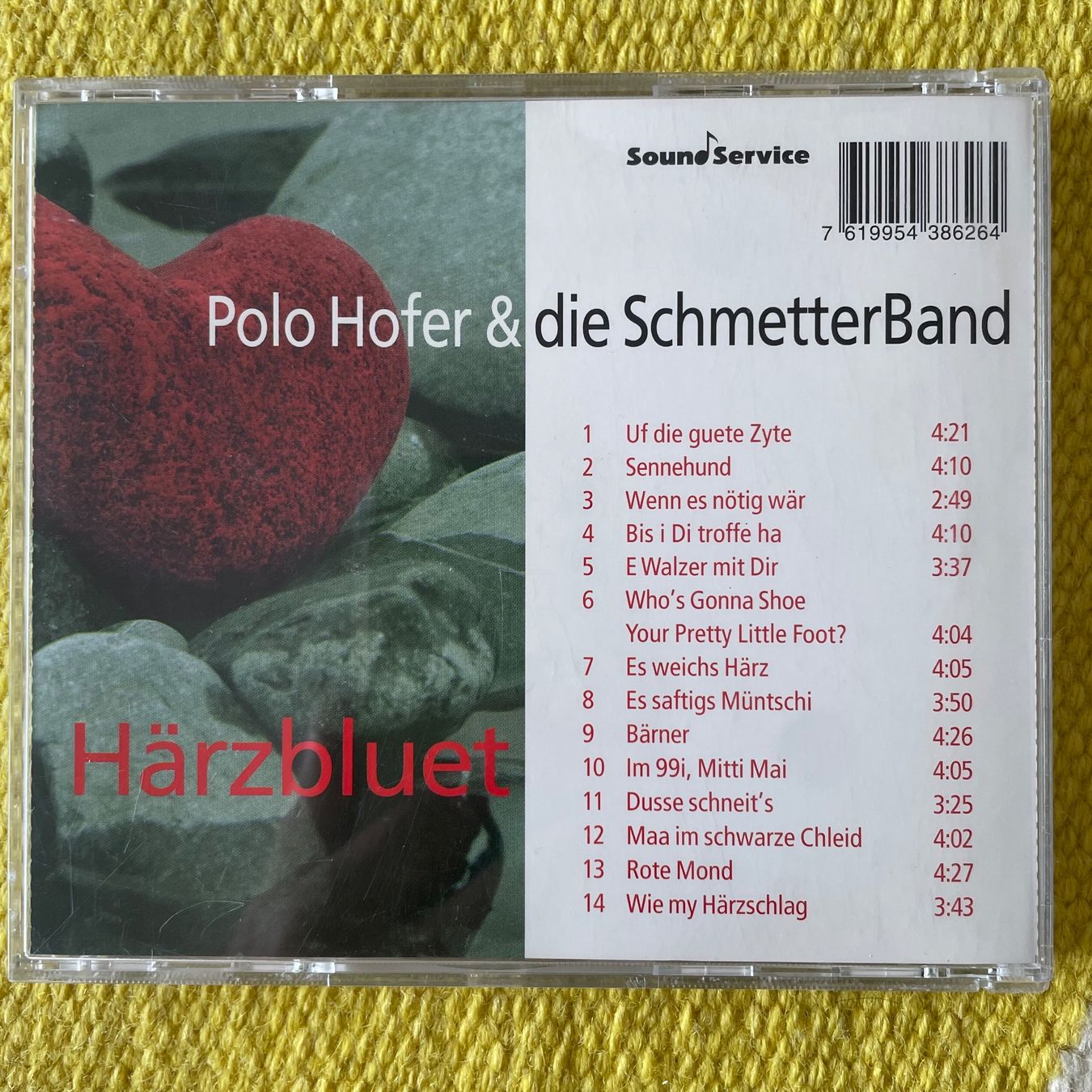 CD: POLO HOFER-HÄRZBLUET – Usato da Rorschacherberg venduto da CD-Roli 1