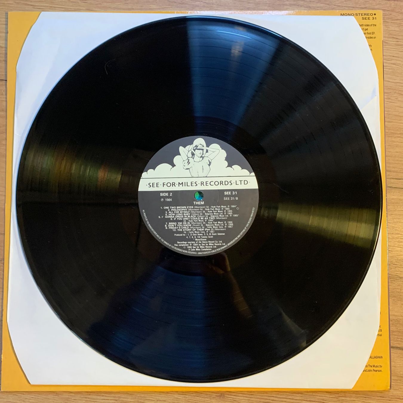 Dischi in vinile: THEM - THEM...COMPIL UK 1984...VG+/EX – Usato da Gals venduto da Diskopatshop 2