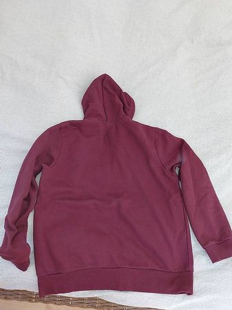 Sweat XL zippé à capuche Lacoste  Bordeaux