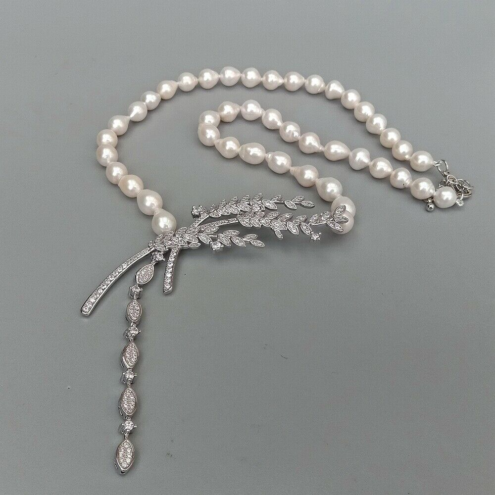 Catenine: SALE Mina Perlen Kette Echt Collier Perle Véritable Coeur – Nuovo (secondo la descrizione) da Prilly venduto da ilyria73 5