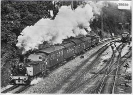 Historischer Eurovapor-Nebenbahnzug von Lok Nr. 888 T3