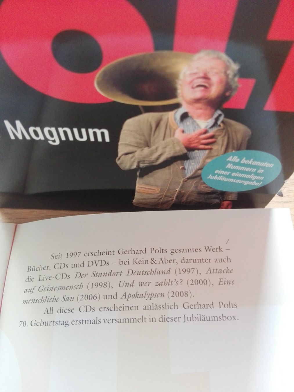 CD: GGerhard Polt - Opus Magnum   > 9-CD's Box + Booklet < – Usato da St.Galllen venduto da elkaphone 4