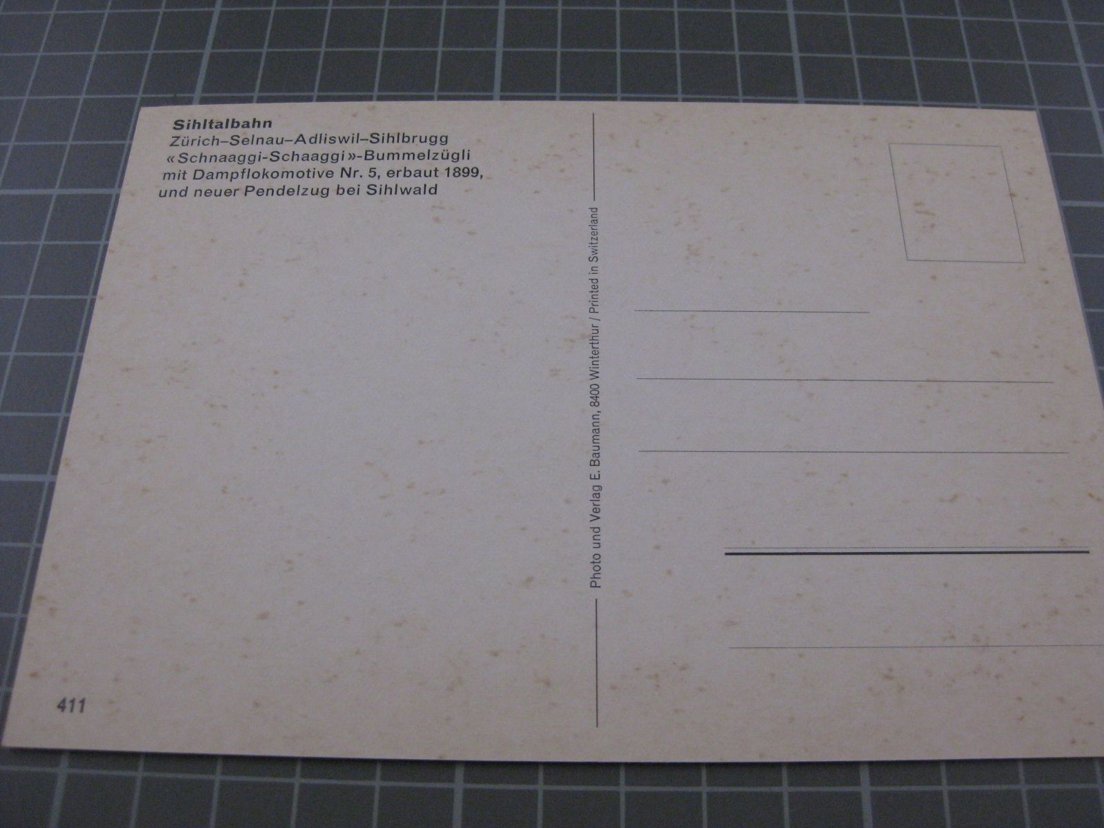 Cartoline postali: AK Sihlwald mit Zug – Usato da Malters venduto da Marosko 1
