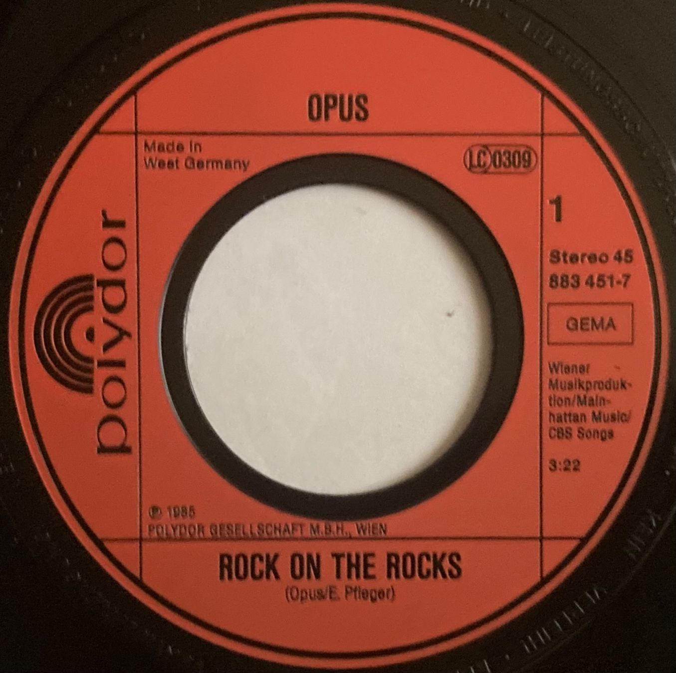 Dischi in vinile: OPUS - ROCK ON THE ROCKS – Usato da Poliez-Pittet venduto da Newtown-Records 2