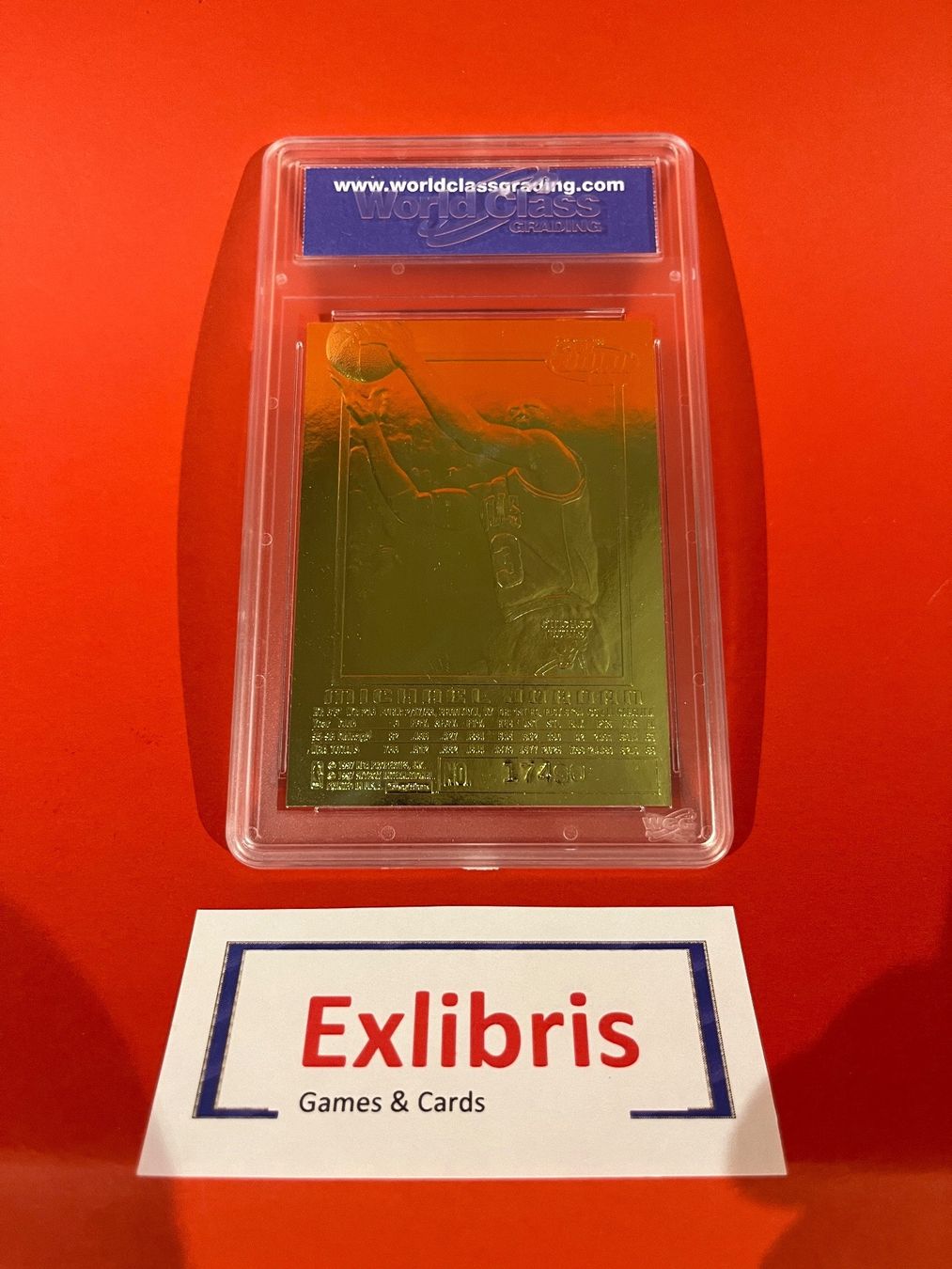 Cartoline: Michael Jordan METALLIC RED BULLS BORDER – Nuovo e nell'imballaggio originale da meierskappel venduto da Exlibris 1