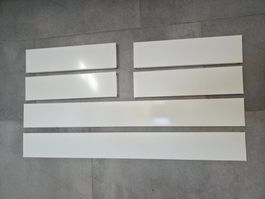LOT USM Tablare Weiss 100 x 750 / 350