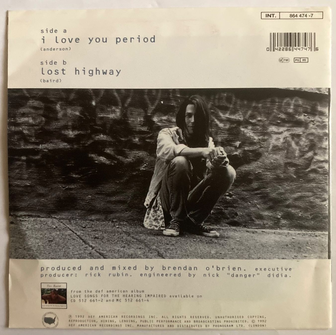 Dischi in vinile: DAN BAIRD - I LOVE YOU PERIOD – Usato da Poliez-Pittet venduto da Newtown-Records 1