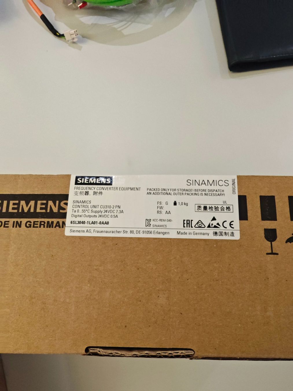 Componenti elettronici: SINAMICS S120 CONTROL UNIT CU310-2 PN – Nuovo e nell'imballaggio originale da Vorderthal venduto da eierchopf 1