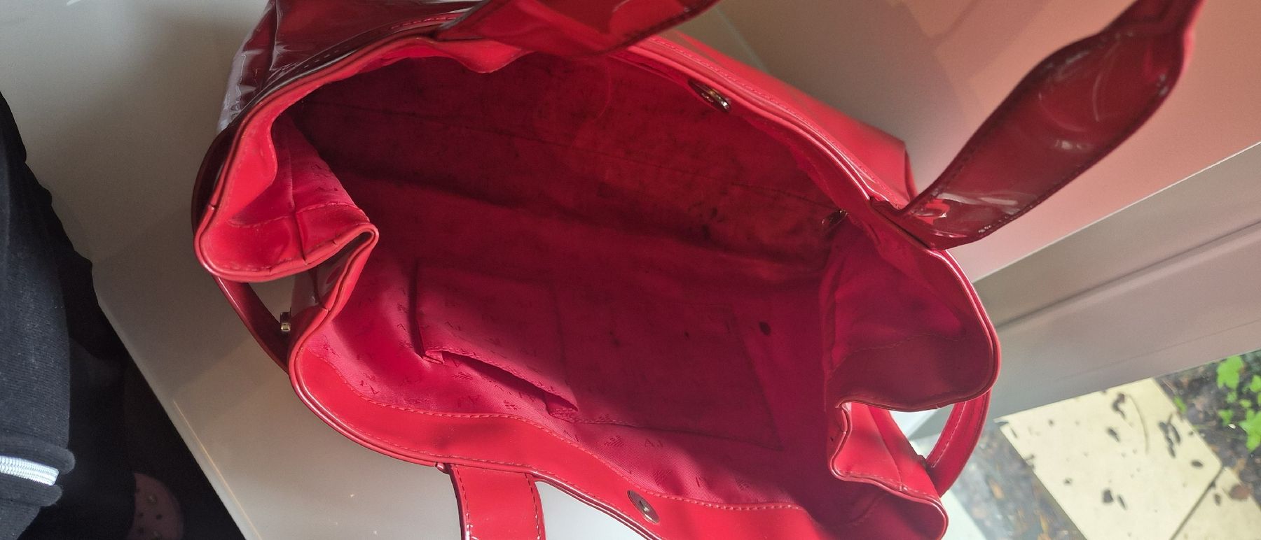 Armani Borse da donna: Armani Jeans Rote Tasche – Usato da Worblaufen venduto da jan_7szj 1