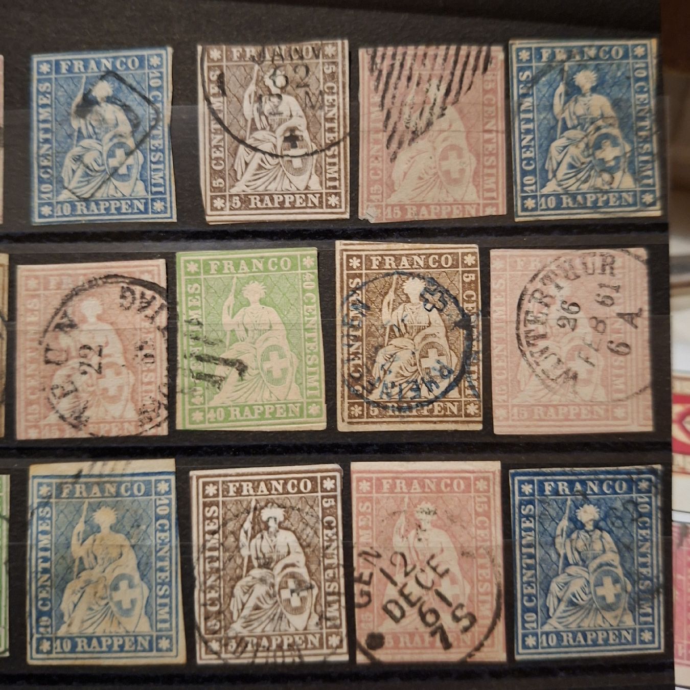 Tutti i francobolli: Strubellot Lot 21Stk.  – Usato da Balgach venduto da SIMEON27 2