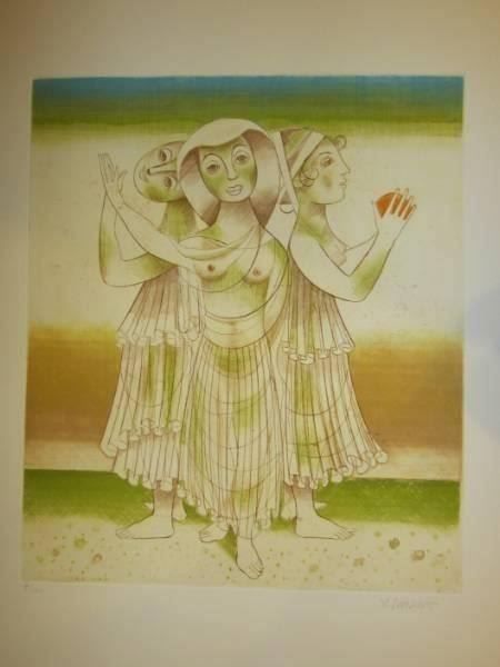 Poster & Bilder: Alfred Finsterer RADIERUNG SIGNIERT – Gebraucht aus Gersau von grafik-kunst